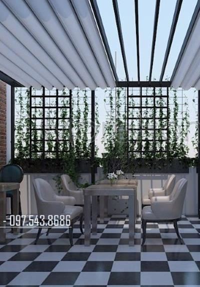 Thiết kế nội thất quán cafe hiện đại