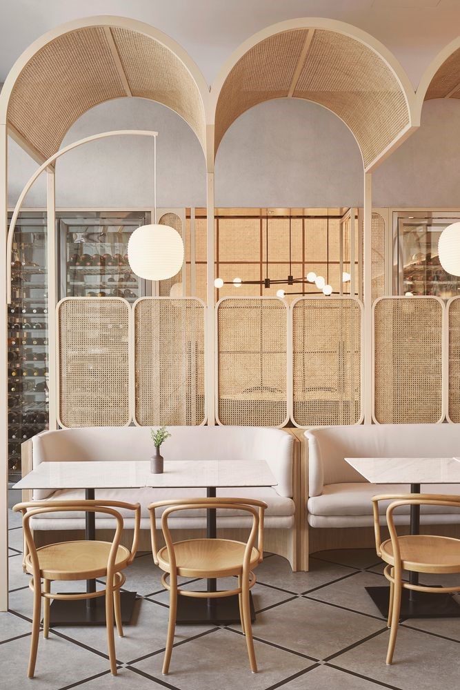 Sofa gỗ hiện đại quán cafe