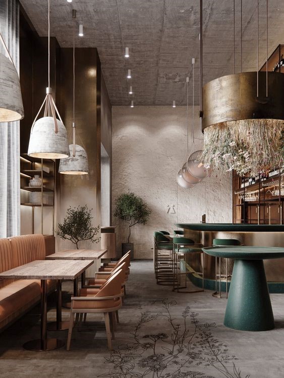 Sofa gỗ hiện đại quán cafe