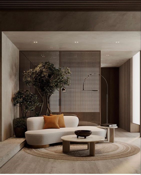 Sofa gỗ hiện đại quán cafe