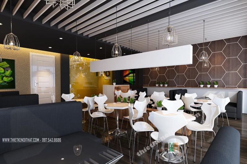 Những mẫu thiết kế nội thất quán café đẹp hút mắt Những mẫu thiết kế nội thất quán café đẹp hút mắt